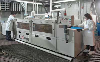 Modern dual chamber etch line